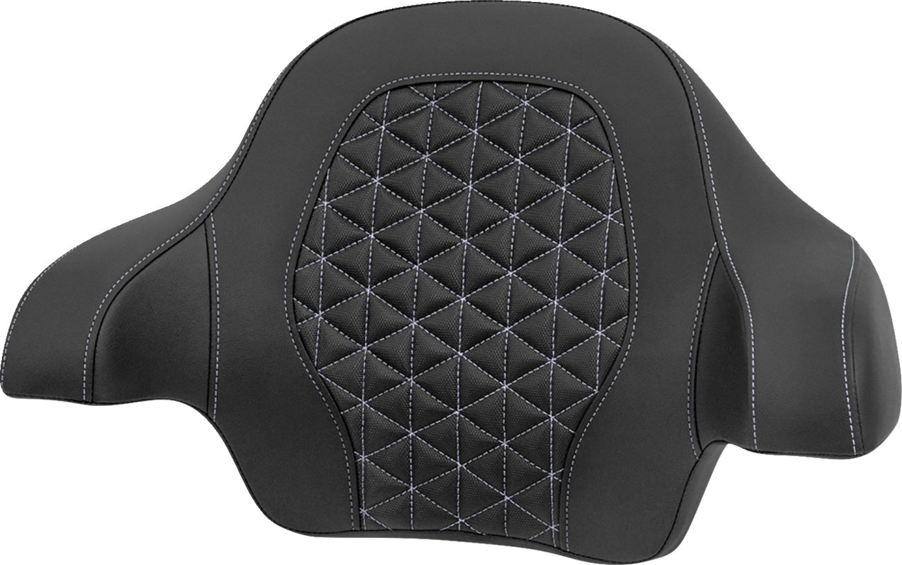 Saddlemen Roadsofa Tour Pak Tri-Gripper Silver Stitch Pad 2014-25 Harley Touring