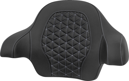 Saddlemen Roadsofa Tour Pak Tri-Gripper Silver Stitch Pad 2014-25 Harley Touring