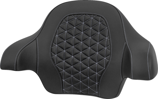 Saddlemen Roadsofa Tour Pak Tri-Gripper Silver Stitch Pad 2014-25 Harley Touring