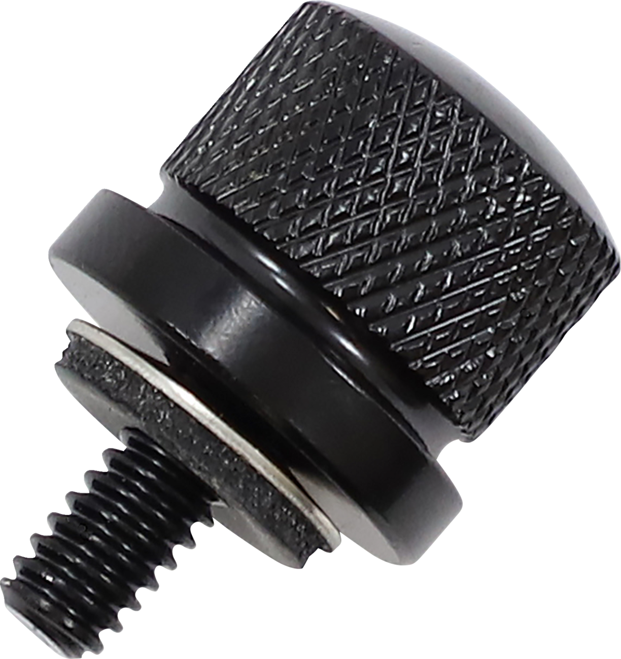 Rickrak Black Stainless Steel 1/4-20 Seat Bolt for Harley Models