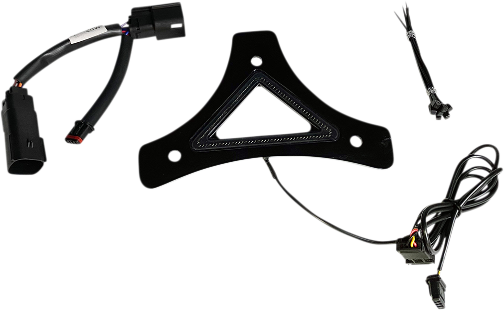 Custom Dynamics Black LED Backrest Brake Light 2004-2013 Harley Sportster XL XLC