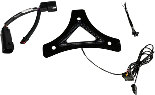 Custom Dynamics Black LED Backrest Brake Light 2004-2013 Harley Sportster XL XLC