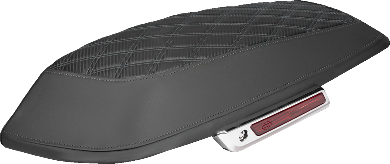 Saddlemen Gray Carbon Lattice Saddlebag Lid Covers for 2014-2025 Harley Touring