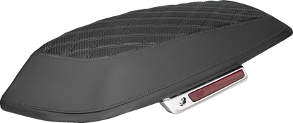Saddlemen Gray Carbon Lattice Saddlebag Lid Covers for 2014-2025 Harley Touring
