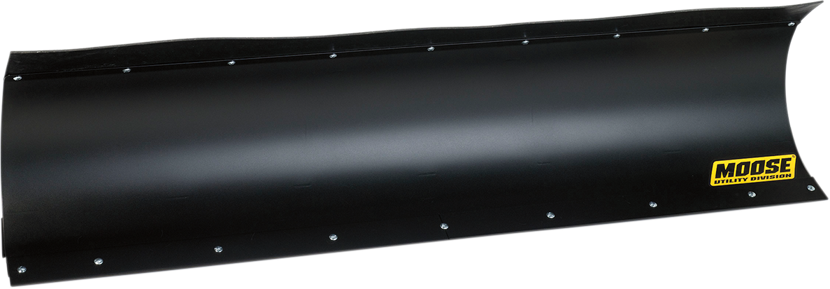 Moose Black ATV UTV Front 66" Steel Straight Standard Snow Plow Blade & Flap