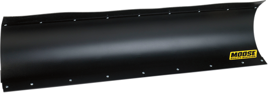 Moose Black ATV UTV Front 72" Steel Straight Standard Snow Plow Blade & Flap