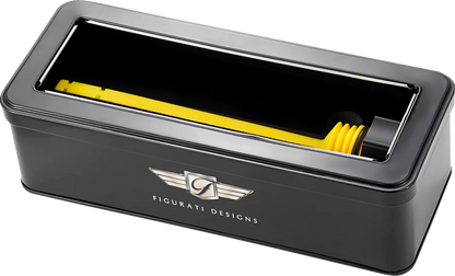 Figurati Curved Black Magnetic Engine Oil Dipstick fits 2017-2024 Harley Touring