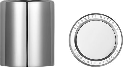 Figurati Designs Smooth Short Magnetic Docking Hardware Covers for Harley