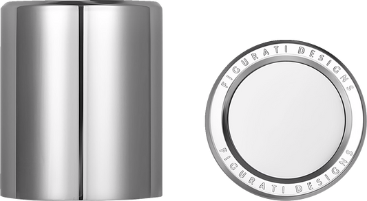 Figurati Designs Smooth Short Magnetic Docking Hardware Covers for Harley