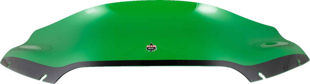 Klock Werks Kolor Flare 6" Green Windshield for 2015-2023 Harley Road Glide FLTR