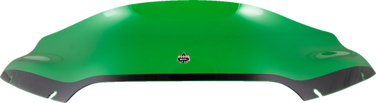 Klock Werks Kolor Flare 6" Green Windshield for 2015-2023 Harley Road Glide FLTR