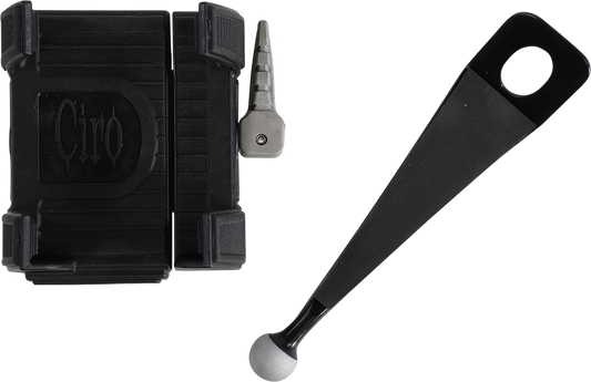 Ciro Black Smartphone/GPS Holder & Mount for 2014-2023 Harley Davidson Touring