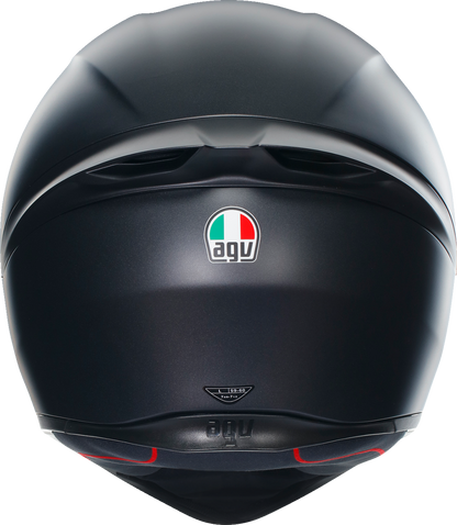 AGV K1 S Solid Matte Black Unisex Adult Motorcycle Street Full Face Helmet