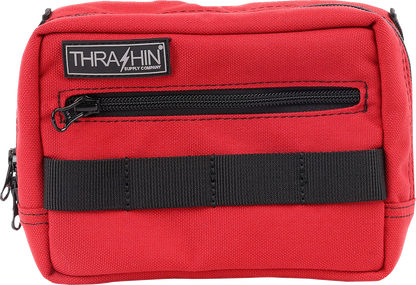Thrashin Supply Red Motorcycle Handlebar Storage Bag Harley Davidson THB-0015