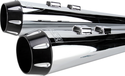 Bassani Megaphone Slip on Exhaust Mufflers 1995-2016 Harley Touring FLHT FLHX