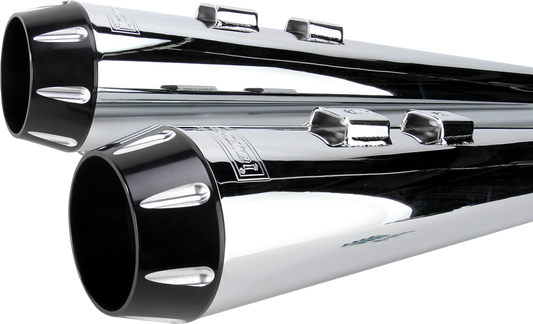 Bassani Megaphone Slip on Exhaust Mufflers 1995-2016 Harley Touring FLHT FLHX