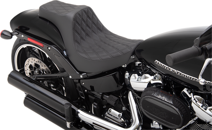 Drag Specialties Diamond Predator III Seat 2018-21 Harley Softail Breakout FXBR