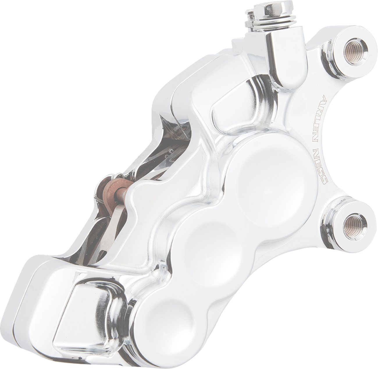 Arlen Ness Chrome 6-Piston Front Right Brake Caliper fits 2006-2025 Harley 11.8"
