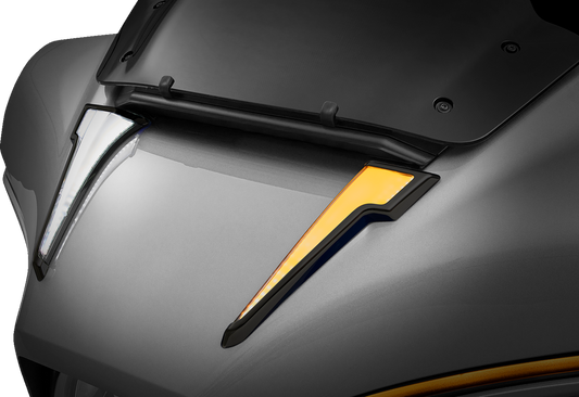 Ciro Quill LED Fairing Running Turn Signal Lights for 23-25 Harley Street Glide