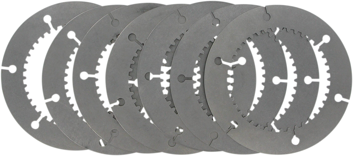 Drag Specialties Steel Clutch Plate Kit 1954-1970 Harley Flathead KH Sportster