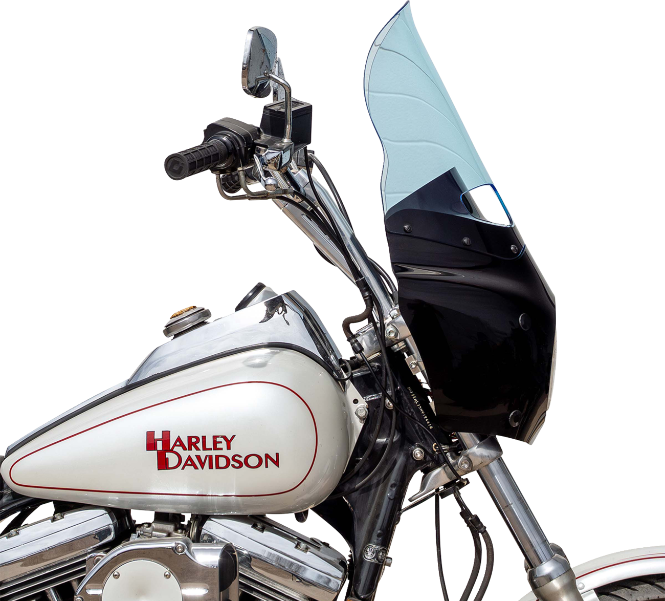 Klock Werks 15" Flare Blue Ice Road Warrior Fairing Motorcycle Windshield