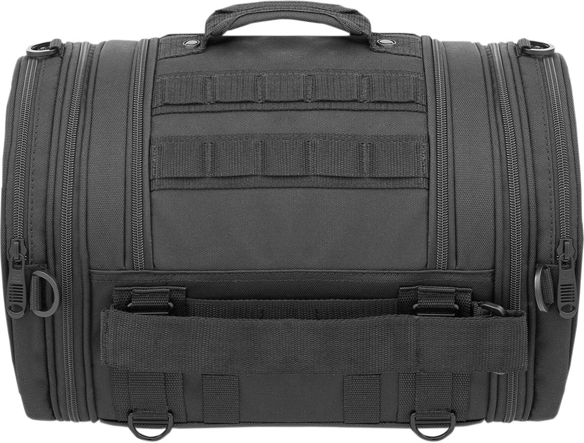 Saddlemen Black Textile Mesh R1300LXE Tactical Motorcycle Rack Bag for Harley