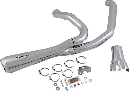 Bassani Road Rage 2-1 Short Exhaust System fits 2017-2024 Harley Touring Models