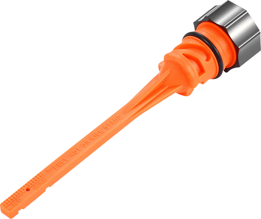 Figurati Black Curved Magnetic Engine Oil Dipstick for 2018-2025 Harley Softail