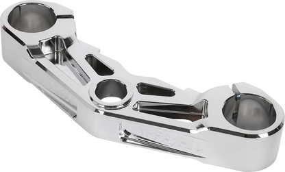 Thrashin Supply Chrome Bottom Triple Tree fits 2024 Harley Road Glide FLTRX