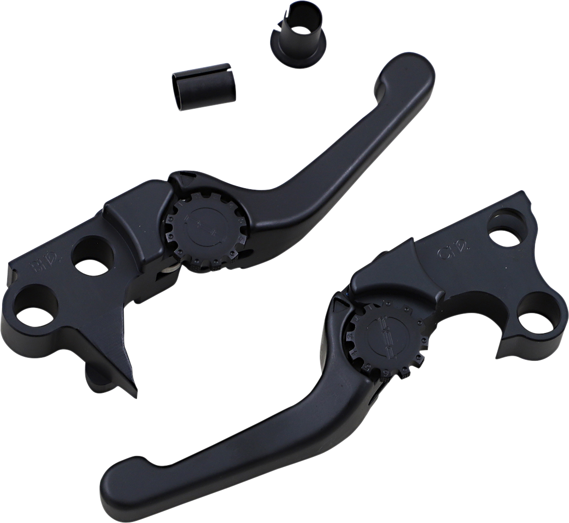 PSR Shorty Anthem Adjustable Black Hand Levers 1996-2017 Harley Softail Touring