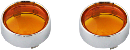 Custom Dynamics Probeam Amber Turn Signal Bezels 2000-2021 Harley Dyna Softail