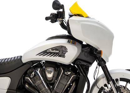 Klock Werks 9" Yellow Flare Windshield fits 2025-2026 Indian Powerplus Models