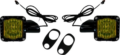 Custom Dynamics Shark Demon LED Turn Signals for 2015-2024 Harley Road Glide