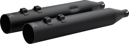 Khrome Werks 4" HP-Plus Black Slip On Mufflers fits 1995-2016 Harley Touring