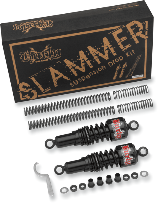 Burly Brand Slammer Black Suspension Lowering Kit for 2004-2015 Harley Sportster