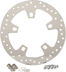 Drag Specialties Stainless Steel Drilled Front Brake Rotor 2014-2026 Touring