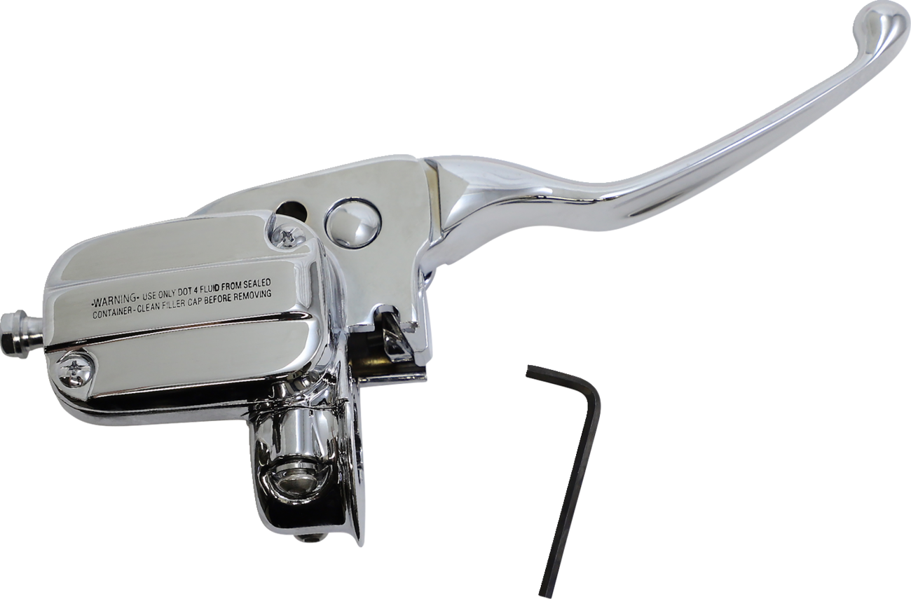 Drag Specialties Chrome Front Brake Master Cylinder Lever 17-23 Harley Touring