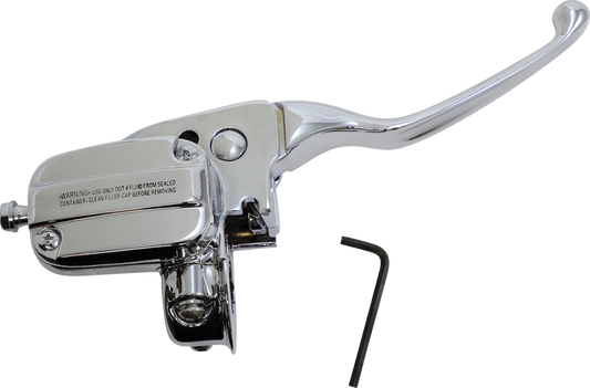 Drag Specialties Chrome Front Brake Master Cylinder Lever 17-23 Harley Touring