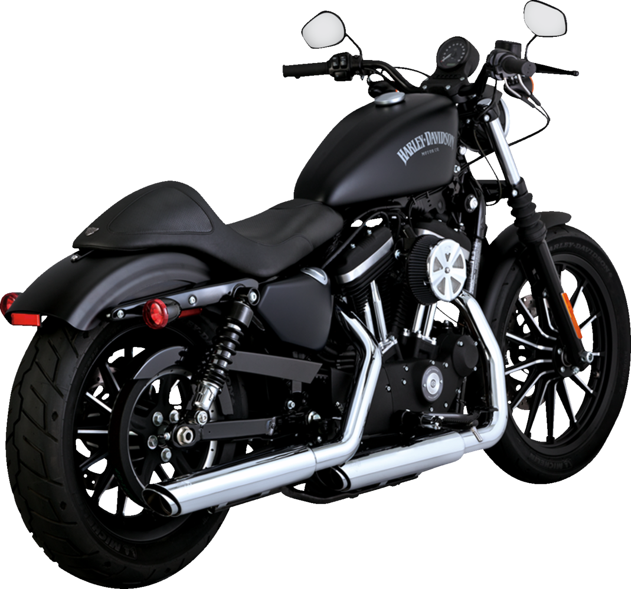 Vance & Hines Twin Slash 3" Slip On Mufflers fits 2014-2022 Harley Sportster XL