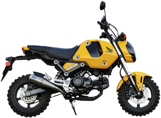 S&S Grand National Slip on Exhaust Muffler 2022 Honda Grom MSX125 Models