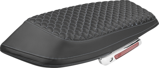 Saddlemen Silver Dragon Scale Saddlebag Lid Covers for 2023-2026 Harley Touring