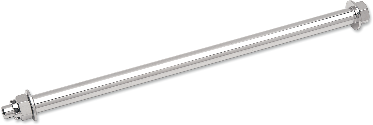 Alloy Art 3/4" Polished 13.5" Rear Motorcycle Axle Kit for Harley Davidson