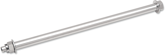 Alloy Art 3/4" Polished 13.5" Rear Motorcycle Axle Kit for Harley Davidson