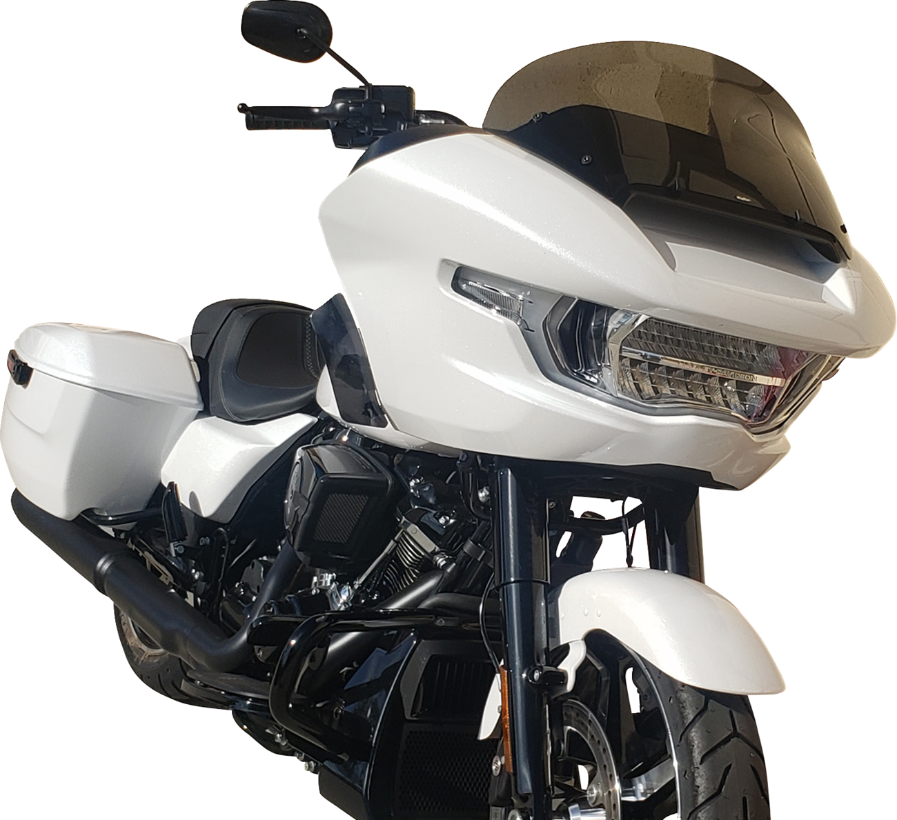 Wind Vest 11.5" Dark Smoke Fairing Windshield fits 2023-2025 Harley Road Glide