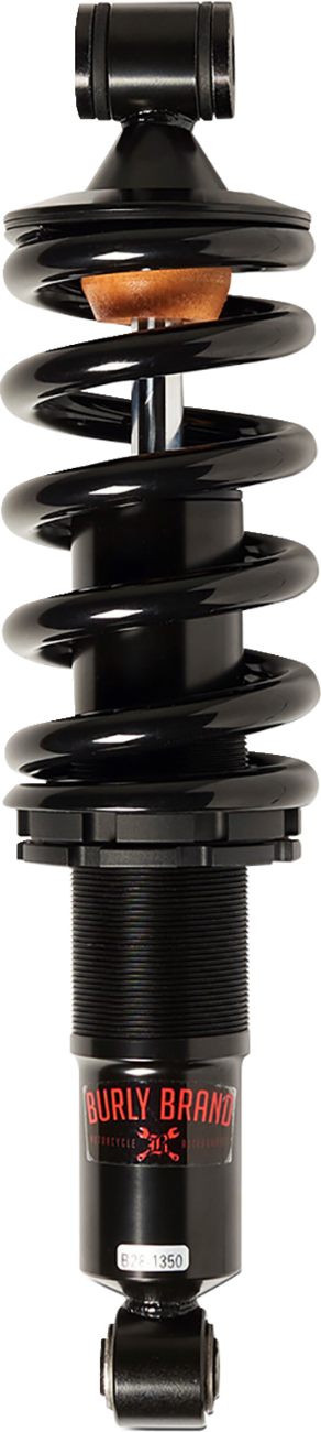 Burly Brand 13.5" Black Stiletto Rear Shocks for 2018-2024 Harley Softail M8