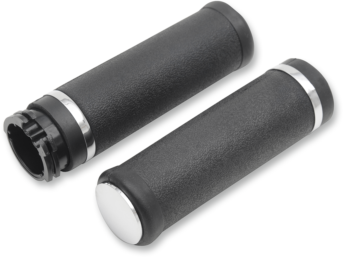 Drag Specialties Black Cable Controlled Hand Grips 1980-2022 Harley Davidson
