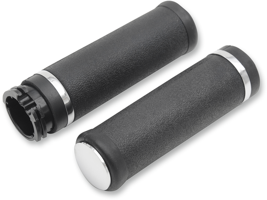 Drag Specialties Black Cable Controlled Hand Grips 1980-2022 Harley Davidson