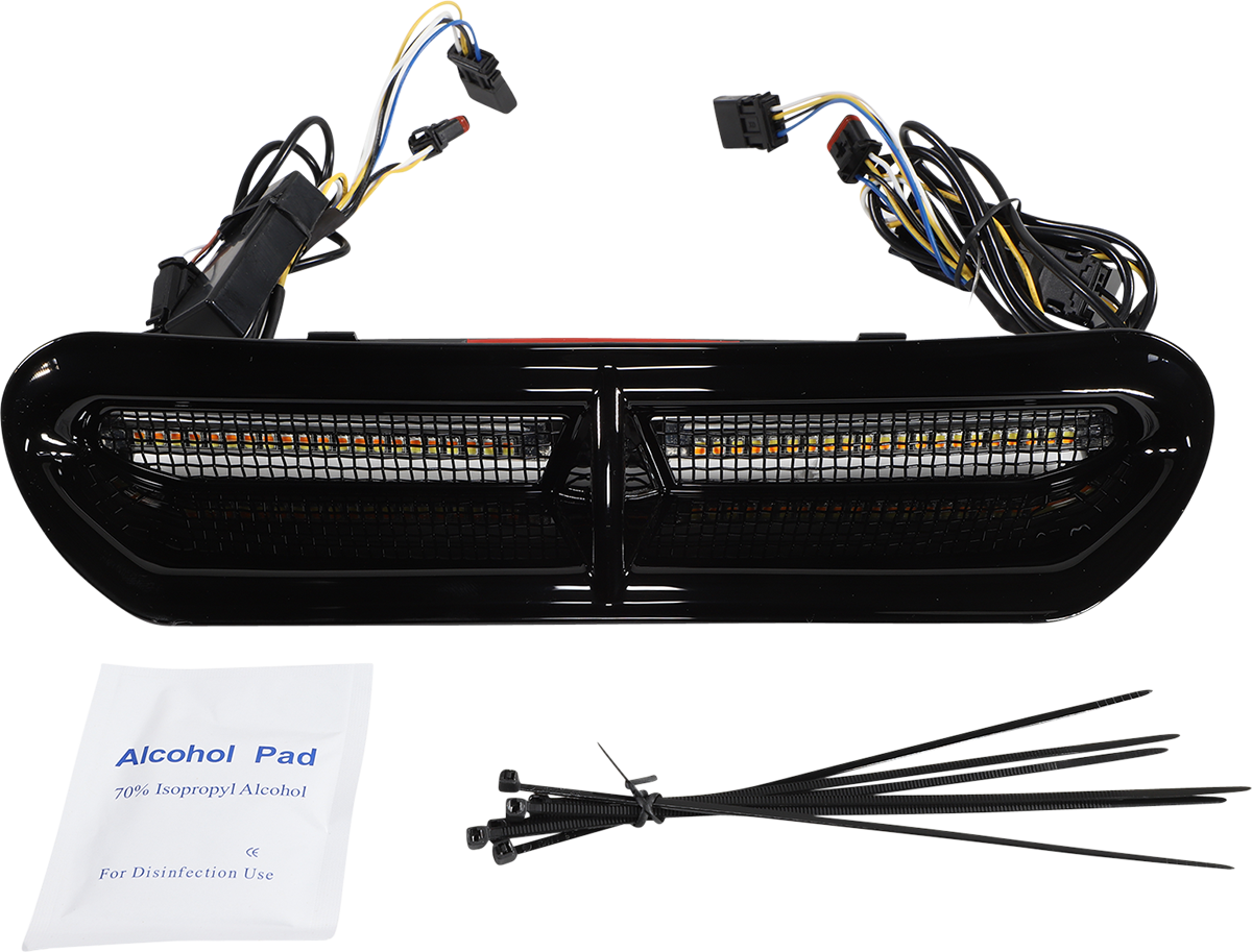 Custom Dynamics Genesis 4 LED Batwing Fairing Vent 2014-2024 Harley Touring FLHX