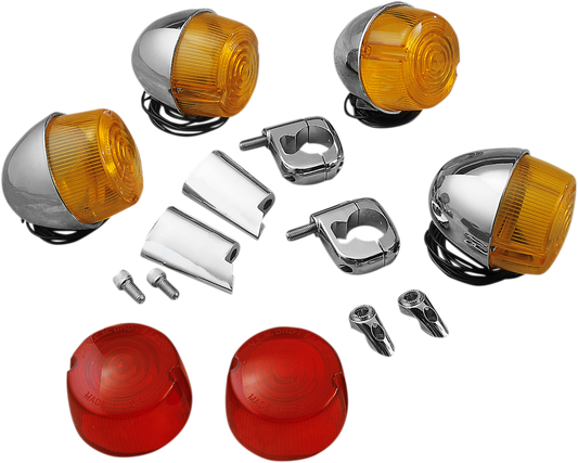 Chris Products Complete Turn Signal Kit for 1973-1985 Harley Sportster Dyna