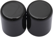 Drag Specialties Gloss Black 1" Small Rear Luggage Magnetic Docking Point Covers